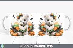 GorgeousSafari Halloween Mug Wrap design.
