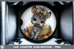 GorgeousSafari Halloween Car Coaster design.
