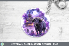 GorgeousSafari Haunted Halloween Keychain design.