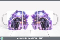 GorgeousSafari Haunted Halloween Mug Wrap design.