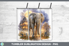 GorgeousSafari Haunted Halloween Tumbler design.