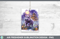 GorgeousSafari Haunted Halloween Air Freshener design.