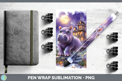 GorgeousSafari Haunted Halloween Pen Wrap design.