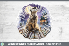 GorgeousSafari Haunted Halloween Wind Spinner design.