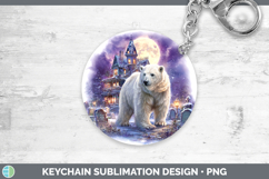 GorgeousSafari Haunted Halloween Keychain design.