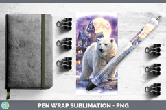 GorgeousSafari Haunted Halloween Pen Wrap design.