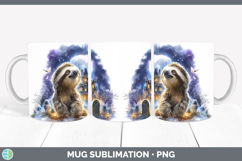 GorgeousSafari Haunted Halloween Mug Wrap design.