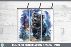 GorgeousSafari Haunted Halloween Tumbler design.