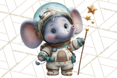 Outer Space Safari Clipart, Space Animal PNG Product Image 2