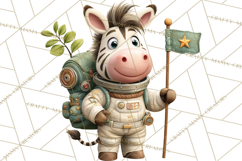Outer Space Safari Clipart, Space Animal PNG Product Image 2