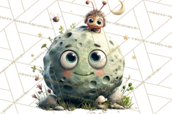 Outer Space Safari Clipart, Space Animal PNG Product Image 3