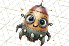 Outer Space Safari Clipart, Space Animal PNG Product Image 2