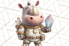 Outer Space Safari Clipart, Space Animal PNG Product Image 5