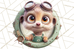 Outer Space Safari Clipart, Space Animal PNG Product Image 4
