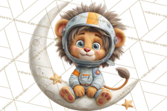 Outer Space Safari Clipart, Space Animal PNG Product Image 4