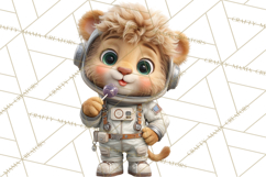Outer Space Safari Clipart, Space Animal PNG Product Image 5