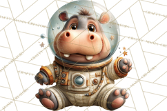 Outer Space Safari Clipart, Space Animal PNG Product Image 4