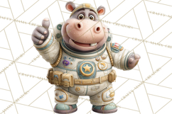 Outer Space Safari Clipart, Space Animal PNG Product Image 4