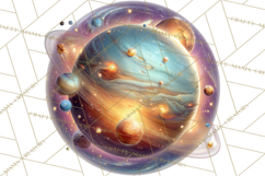 Outer Space Safari Clipart, Space Animal PNG Product Image 2