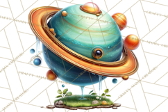 Outer Space Safari Clipart, Space Animal PNG Product Image 4