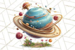 Outer Space Safari Clipart, Space Animal PNG Product Image 5