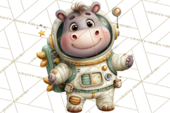 Outer Space Safari Clipart, Space Animal PNG Product Image 3
