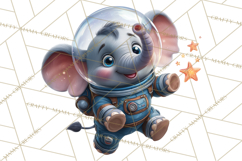 Outer Space Safari Clipart, Space Animal PNG Product Image 2