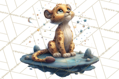 Outer Space Safari Clipart, Space Animal PNG Product Image 4
