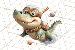 Outer Space Safari Clipart, Space Animal PNG Product Image 5