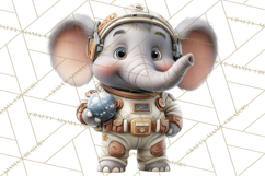 Outer Space Safari Clipart, Space Animal PNG Product Image 4