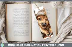GorgeousSafari Knit Hat Bookmark design.