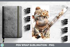 GorgeousSafari Knit Hat Pen Wrap design.