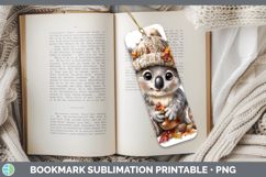 GorgeousSafari Knit Hat Bookmark design.