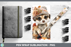 GorgeousSafari Knit Hat Pen Wrap design.