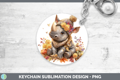 GorgeousSafari Knit Hat Keychain design.