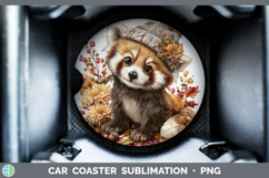 GorgeousSafari Knit Hat Car Coaster design.