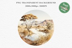 Safari Landscape Savanna Nature Trees Lake Plants Clipart Image Watercolor Transparent Print invitation t-shirt designs sublimation kids printable digital watercolor african landscape, Safari Animals clipart, Savanna Nature, Trees Lake, Plants drawing