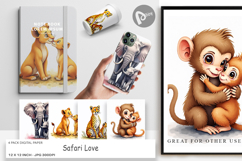 Safari Love Soft Nursery Paper Product Image 1