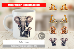 Safari Love Soft Nursery Mug Wrap Product Image 1