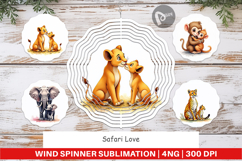 Safari Love Soft Nursery Wind Spinner Product Image 1