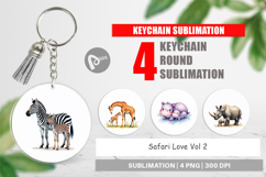 Safari Love Soft Nursery Keychain Product Image 1