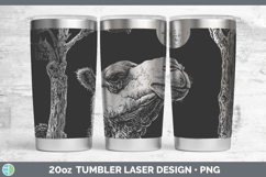 GorgeousSafari Moon Laser 20oz Tumbler design.