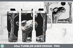 GorgeousSafari Moon Laser 40oz Tumbler design.