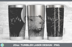 GorgeousSafari Moon Laser 20oz Tumbler design.