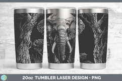 GorgeousSafari Moon Laser 20oz Tumbler design.