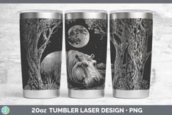 GorgeousSafari Moon Laser 20oz Tumbler design.