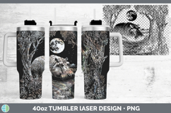 GorgeousSafari Moon Laser 40oz Tumbler design.