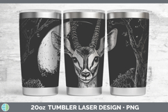 GorgeousSafari Moon Laser 20oz Tumbler design.