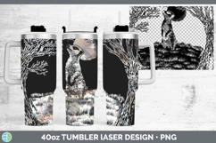 GorgeousSafari Moon Laser 40oz Tumbler design.