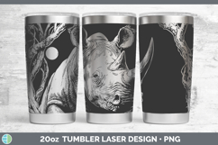 GorgeousSafari Moon Laser 20oz Tumbler design.